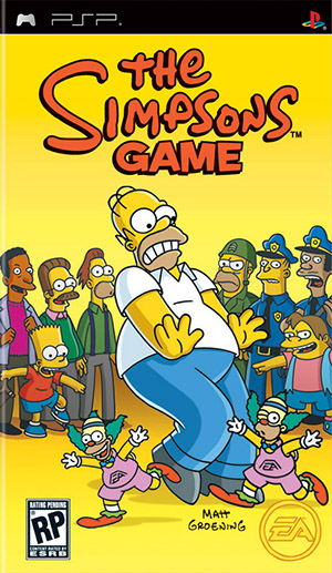 THE SIMPSONS GAME (2007) PSP